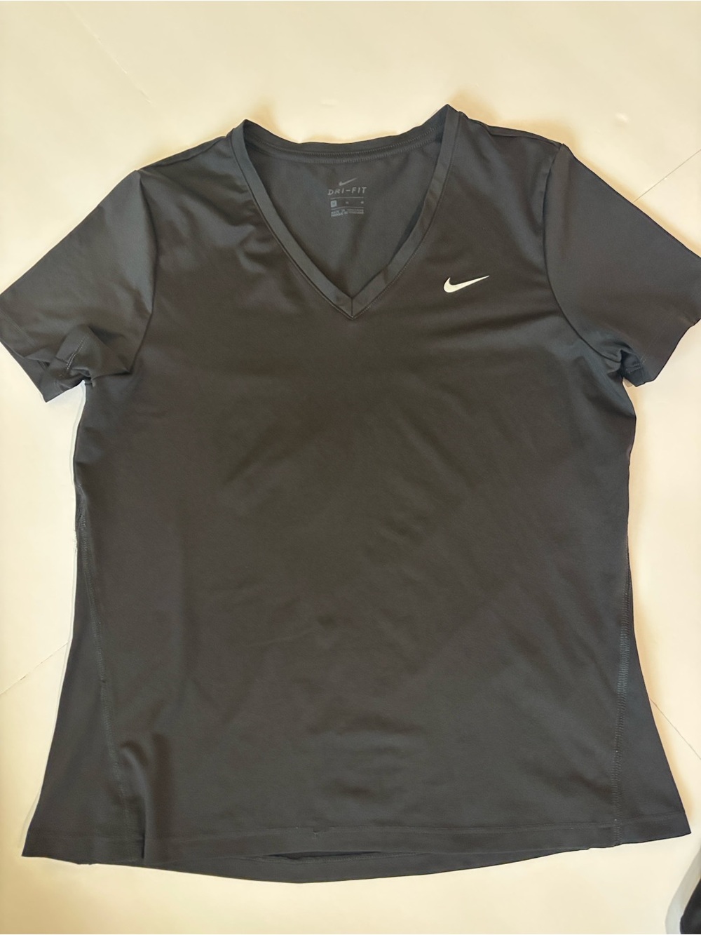 Nike Black Dri-FIT V-Neck Active Top - Picture 2 of 7